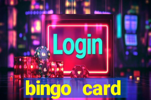 bingo card generator with pictures